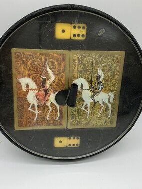 Maiden and Knight King and Queen Travel Playing Cards